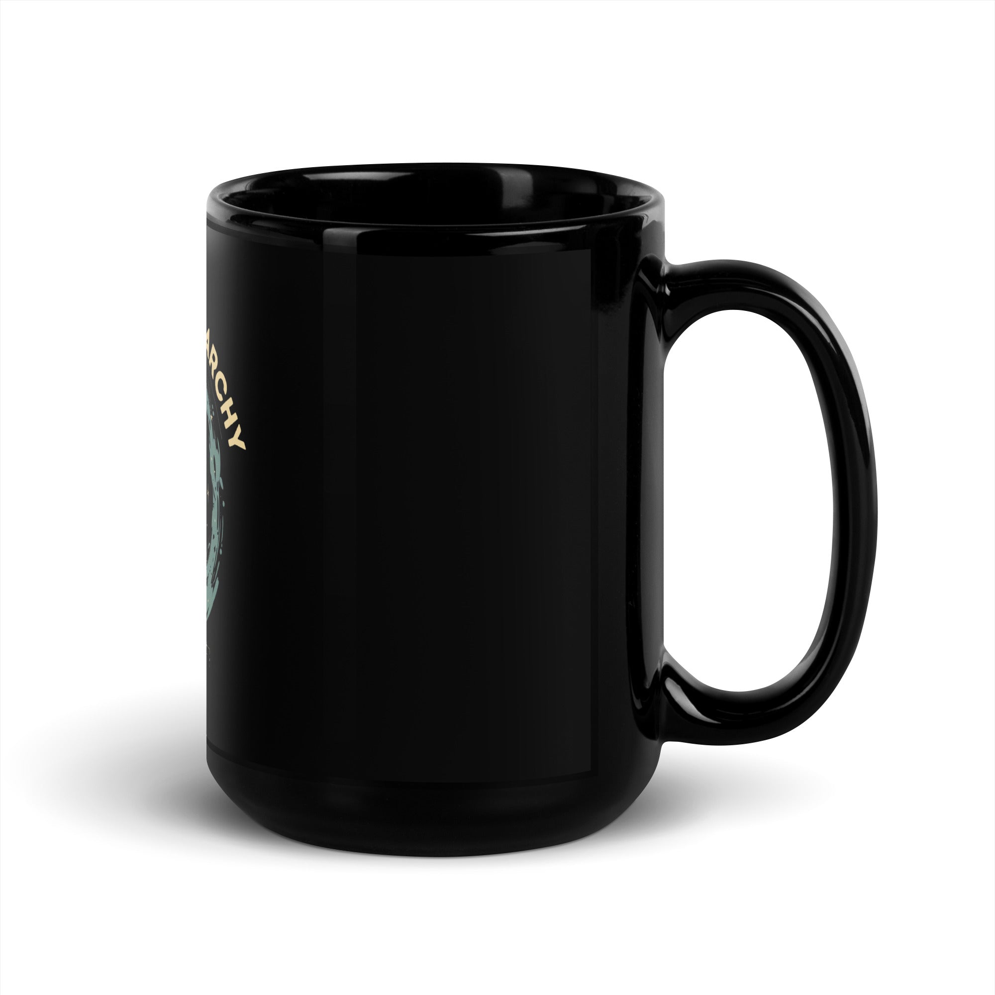Hex Black Glossy Mug