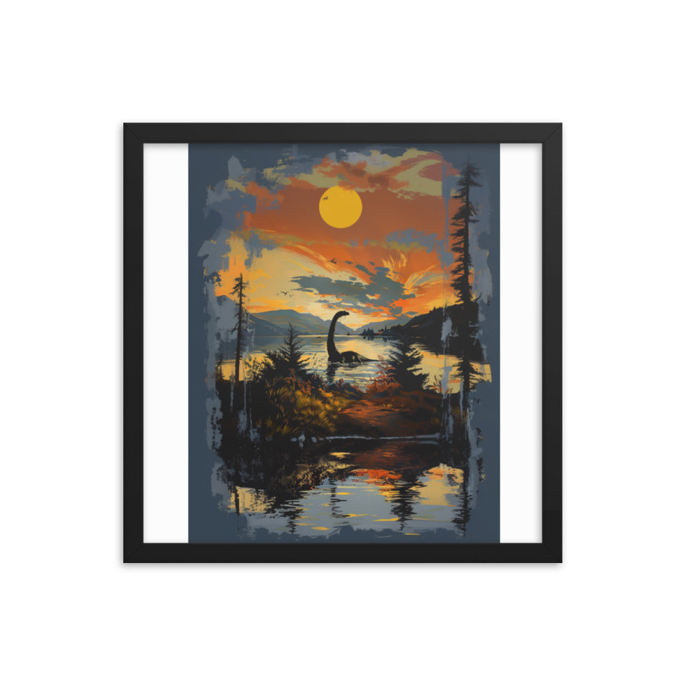 Loch Ness Framed poster