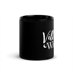 Village Witch Black Glossy Mug