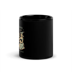 Book Coven Black Glossy Mug