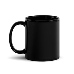 Village Witch Black Glossy Mug