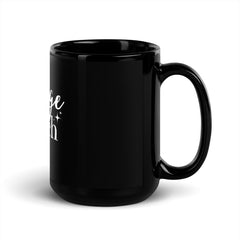 Village Witch Black Glossy Mug