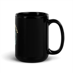 Hex Black Glossy Mug