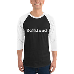 Scotland 3/4 sleeve raglan shirt