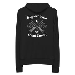 Coven support Unisex zip hoodie