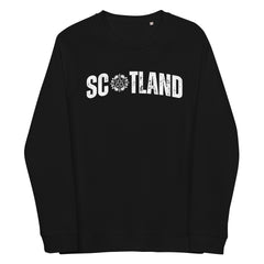 Scotland Unisex organic raglan sweatshirt