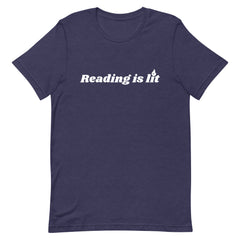 Reading is lit Unisex t-shirt