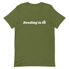 Reading is lit Unisex t-shirt